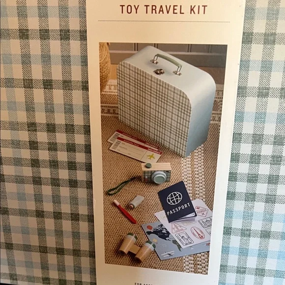 Hearth & Hand Blue and White Toy Travel Kit - Picture 2 of 6